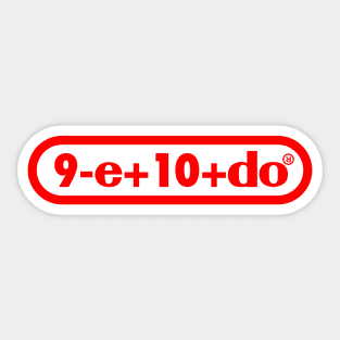 Gamer Math 1 Sticker